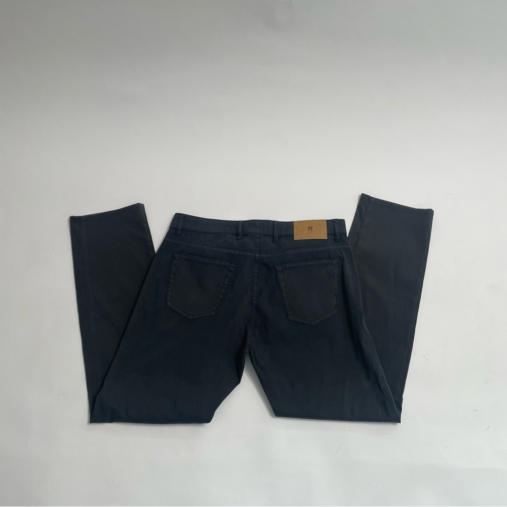 PT TORINO “Jazz” charcoal grey slim khaki pants - Picture 5 of 10